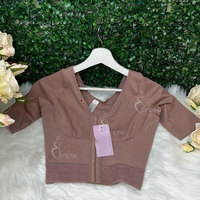 Neue Shaping Weste mit kurzen Ärmeln und Brust form Top Fajas Colombia nas Shape wear für Frauen Tummy Control Body Shaper