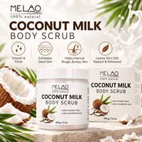 Marque Blanche Gommage Corporel Biologique Naturel Anti-Cellulite Exfoliant Hydratant Éclaircissant au Lait de Coco