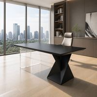 Bureau d'ordinateur de style minimaliste italien pour la maison et le bureau, bureau de direction simple et haut de gamme