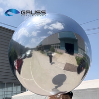 Boule miroir gonflable géante argentée, ballon réfléchissant pour festival, fête, spectacle sur scène, boîte de nuit, décoration intérieure