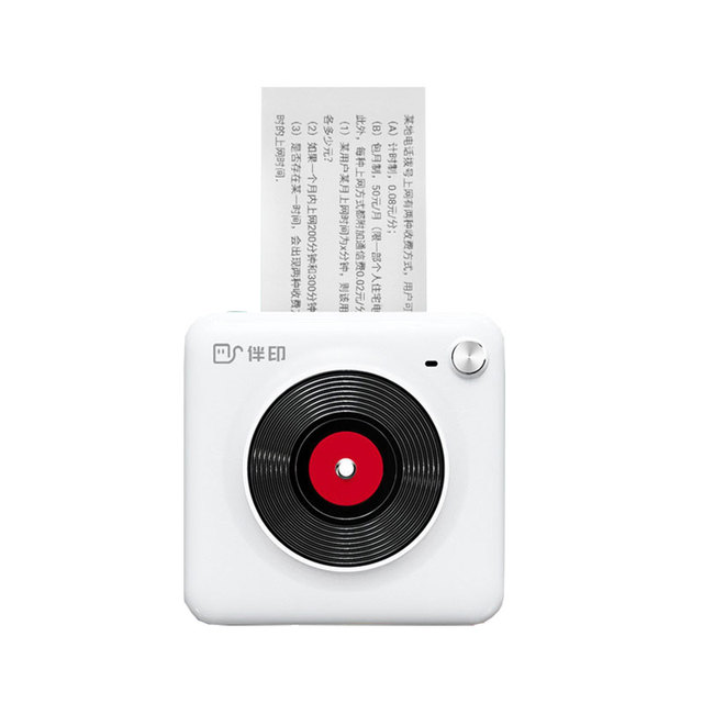 Sticker Mini Printer 80mm Inkless Portable Small Photo Printer for Printing Study Notes From Cell Phone
