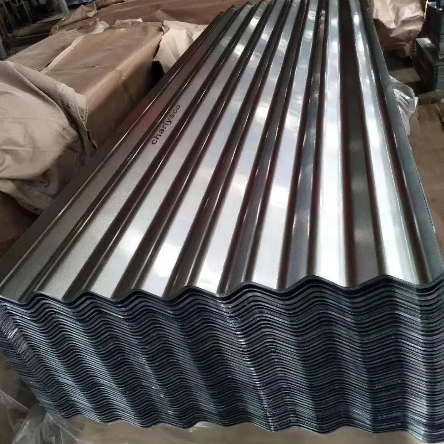 Material de construcción de acero galvanizado de hoja corrugada