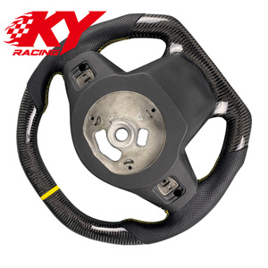 Accessoires intérieurs pour Toyota A90 A91 Supra GR, style sport racing personnalisé, volant en cuir et fibre de carbone - Product Image 3