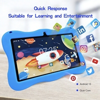 Tablet Android Resistente a Golpes de Bajo Precio, Pantalla HD de 7 Pulgadas, 12 GB + 256 GB, MTK Octa Core, Wi-Fi, Nueva, para el Aprendizaje y la Recreación de Niños