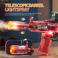 Pistola de Juguete Eléctrica de Plástico MP5 para Niños, con Sonido y Luces, para Juegos de Disparos al Aire Libre en Verano