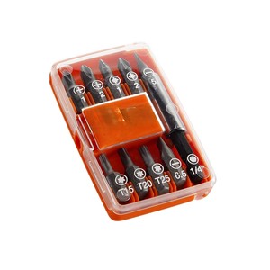Juego de 9 puntas y adaptador, compatible con herramientas eléctricas, ideal para reparaciones y mantenimiento del hogar. - Product Image 1