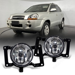 Feux antibrouillard avant halogènes Vehicle Wolf Lake 92202-2E000 92201-2E000 pour Hyundai Tucson 2005-2012 - Product Image 1