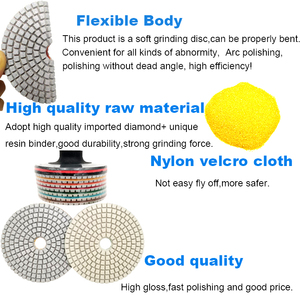 4 Inch 100mm Diamond Concrete Abrasive <strong>Discs</strong> <strong>Floor</strong> <strong>Buffer</strong> Polishing Pads for Terrazzo <strong>Floor</strong> Grinder Polisher - Product Image 3