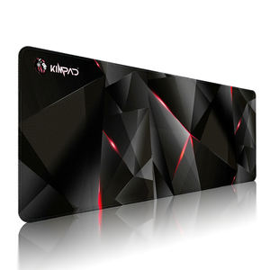 Prix d'usine Kimpad ProEdge Series-Tapis de souris Gaming XL-Géométrie Rosso 80x30x3mm-Gomma Naturale, Imperméable, Bordi - Product Image 1