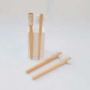 Prothèse dentaire supplémentaire pour brosse à dents avec poils en nylon durs, nettoyage manuel naturel pour les dents artificielles à domicile - Product Image 2