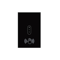 CNSKOU US EU Luminaire mural intelligent étanche à poteau unique 10A Connectivité Wi-Fi Utilisation domestique Capteur infrarouge Panneau en verre et PC 240V