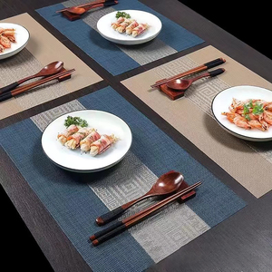 Nouvelle Offre : Napperons Rectangulaires en PVC Durable pour Table de Cuisine – Antidérapants, Lavables, en Vinyle Tressé, Idéaux pour la Décoration de Salle à Manger et d'Hôtel - Product Image 6