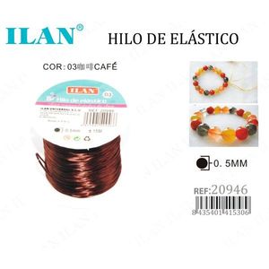 Filo Elastico Iln 0,5 mm 15 m per Creazione di Gioielli e Perline - Product Image 1