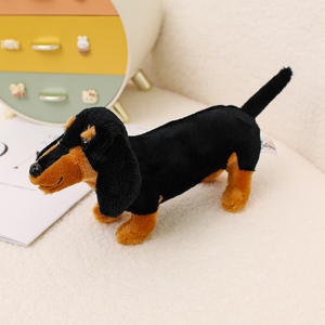MEIWEN Peluche Chien Saucisse Adorable, Rembourrage Coton PP Ultra Doux, Poupée Confort de Haute Qualité <span class=keywords><strong>pour</strong></span> Enfants, Tous Âges, Personnalisable 18cm - Product Image 2