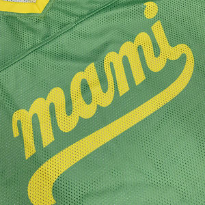 เสื้อฟุตบอลตาข่ายสีเขียวแบบซับลิเมชันเสื้อฟุตบอลอเมริกันดีไซน์แบบบ็อกซี่ฟิต - Product Image 6