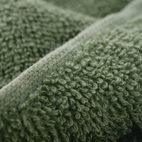 Couverture de serviette en coton vert, serviette de couleur claire, simple, climatiseur, couleur bleu marine