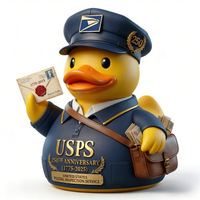 Best-seller international : Figurine de canard astronaute, canard hockeyeur, artisanat en résine NASA Artemis