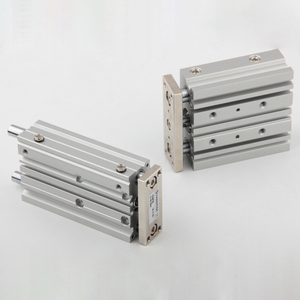 Cilindro Neumático <span class=keywords><strong>de</strong></span> Doble Acción con Guía Lineal <span class=keywords><strong>de</strong></span> Tres Ejes/Varillas MGPM - Product Image 5