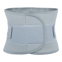 Corsé ortopédico para aliviar el dolor de tensión médica, faja gris de neopreno, banda elástica para tirar, cinturón de soporte Lumbar de cintura fuerte