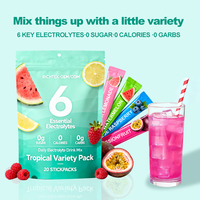 Poudre d'électrolytes Richtek en marque blanche pour la nutrition sportive - Faible teneur en glucides et sans sucre, certifiée GMP/HACCP, approvisionnement en vrac
