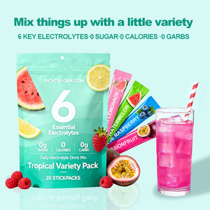 스포츠 보충제 수분 공급 전해질 파우더 대량 음료용 자체 브랜드 전해질 파우더 제조업체 - Product Image 3