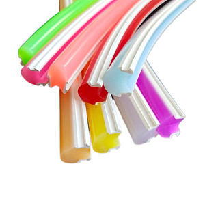 Op maat gemaakte <span class=keywords><strong>DIY</strong></span> 2e generatie gescheiden neonstripverlichting 12V 6mm gesplitste siliconen LED flex neonbuisverlichting voor acrylaatletters - Product Image 1