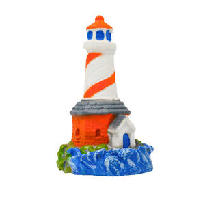 Oggetto decorativo del <span class=keywords><strong>faro</strong></span> del Micro-paesaggio di Qipuwei, decorazione dell'acquario, nuova strada del regalo di stile mediterraneo con vista sul mare - Product Image 1