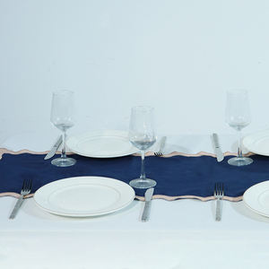 Camino de mesa de lino 100% al por mayor en rosa para ocasiones especiales - Product Image 2