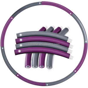 Vendita calda 8 sezioni <span class=keywords><strong>Hula</strong></span> Hoops ponderati staccabili per la perdita di peso degli adulti - Product Image 1