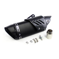 Nouveau silencieux d'échappement universel en acier inoxydable pour moto et scooter – Kit de mise à niveau et de rétrofit