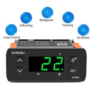 KWS-CH302 pengatur suhu cerdas Alarm Defrosting kulkas dengan Sensor ganda Thermostat