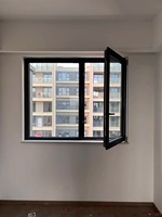Ventanas Oscilobatientes de Triple Acristalamiento para Casas Pasivas, Ventana Corredera de Aluminio para Ventilación en Proyectos de Construcción de Cero Consumo Energético