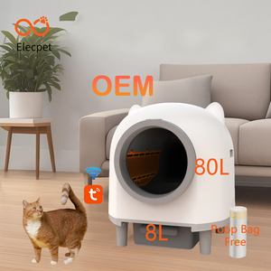 Elecpet NOUVEAU Bac <span class=keywords><strong>à</strong></span> litière électrique entièrement automatique Bac <span class=keywords><strong>à</strong></span> litière pour chat Toilette pour chat Bac <span class=keywords><strong>à</strong></span> litière autonettoyant Toilette pour chat Bac <span class=keywords><strong>à</strong></span> <span class=keywords><strong>sable</strong></span> - Product Image 1