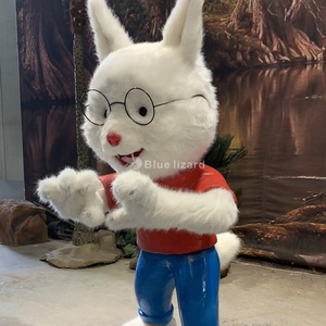 Modelo de simulación de parque interior exhibiciones dibujos animados personalizados lindo animatronic Animal <span class=keywords><strong>Hombre</strong></span> <span class=keywords><strong>Lobo</strong></span> niño a la venta - Product Image 5