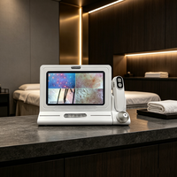 Analyseur de peau et de cuir chevelu, détecteur de follicules pileux, analyseur de pigmentation cutanée, machine de salon de beauté, scanner analyseur de peau du visage
