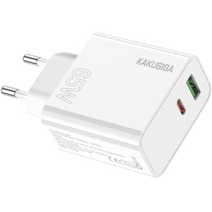 Cargador Kakusiga de 65W con Doble Puerto USB Tipo C para Carga Rápida - Product Image 4