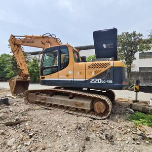 Excavatrice d'occasion Hyundai 220lc-9s de 22 tonnes à prix abordable Excavatrice d'occasion à vendre à moteur d'origine Hyundai 220lc-9s - Product Image 6