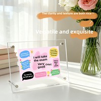 Support de table portable pour 67 photos/postales de 6 pouces, 7 cartes postales et 8 photos A4, style minimaliste moderne