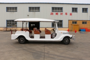 Xe điện cổ điển 11 chỗ ngồi, dung tích lớn, thiết kế retro <span class=keywords><strong>d</strong></span>ành cho khu nghỉ <span class=keywords><strong>d</strong></span>ưỡng, điểm tham quan du lịch và công viên giải trí - Product Image 4