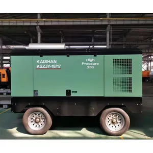 Wholesale Portable Air Compressor for mining Diesel Engine Screw air compressor18/17