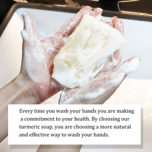 Sabun Pemutih Wajah dan Tubuh YURHERSU dengan Asam Kojic, Lemon Organik, dan Kunyit, Buatan Tangan - Product Image 5