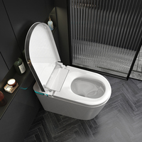 Toilettes sans réservoir, cuvette LED affichage capteur de pied une pièce autonettoyant Con Rayos UV toilettes intelligentes Inodoros Inteligentes