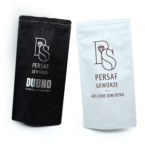 LT Custom Recyclable <strong>Black</strong> 50 <strong>Grams</strong> Resealable Zipper Closer Character Plastic Aluminum Foil Coffee Bag Stand up Pouch Packaging - Product Image 5