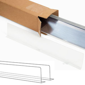 Factory Hot Sale Customize Fast Shipping Any Size Supermarket Plastic Clear Shelf <b>Divider</b> - Product Image 6