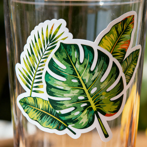 Tùy chỉnh dính nhãn giấy PE PVC Pet Bopp PP ngọc trai phim Stickers đối với bao bì chai lọ lon - Product Image 4