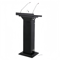 Pupitre numérique moderne pour enseignants, universités, collèges et salles de conférence avec microphone