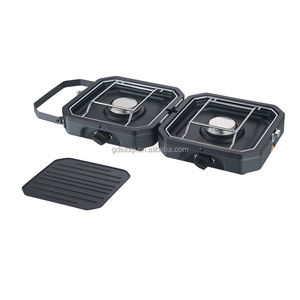 Vente flash : Petit réchaud à gaz portable double avec four breveté 1800W, 2 brûleurs, design <span class=keywords><strong>de</strong></span> table - Product Image 5