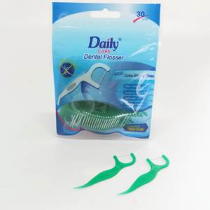 Dagelijkse Verzorging Verfrissende Mint Smaak Tandheelkundige Flosser Medische Groene Kleur Tandenstoker Voor Orthodontisch Gebruik - Product Image 3