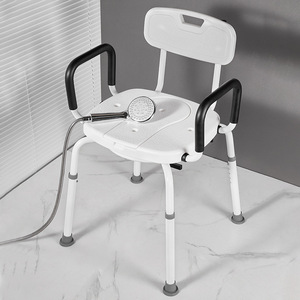 Chaise de douche pour personnes âgées et femmes enceintes, siège de toilette rotatif à 360 degrés avec surface antidérapante, tabouret de salle de bain - Product Image 4