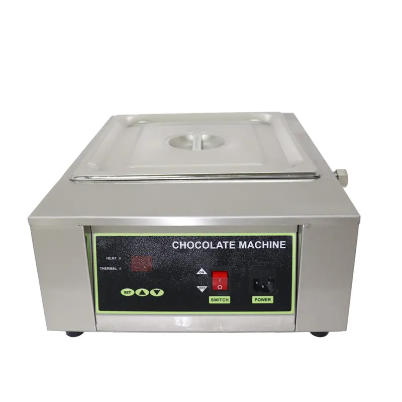Digital 17.6lbs Capacity Electric Chocolate Melting Machine 1500W Commercial Melter Pot Heater Chocolate Tempering Machine